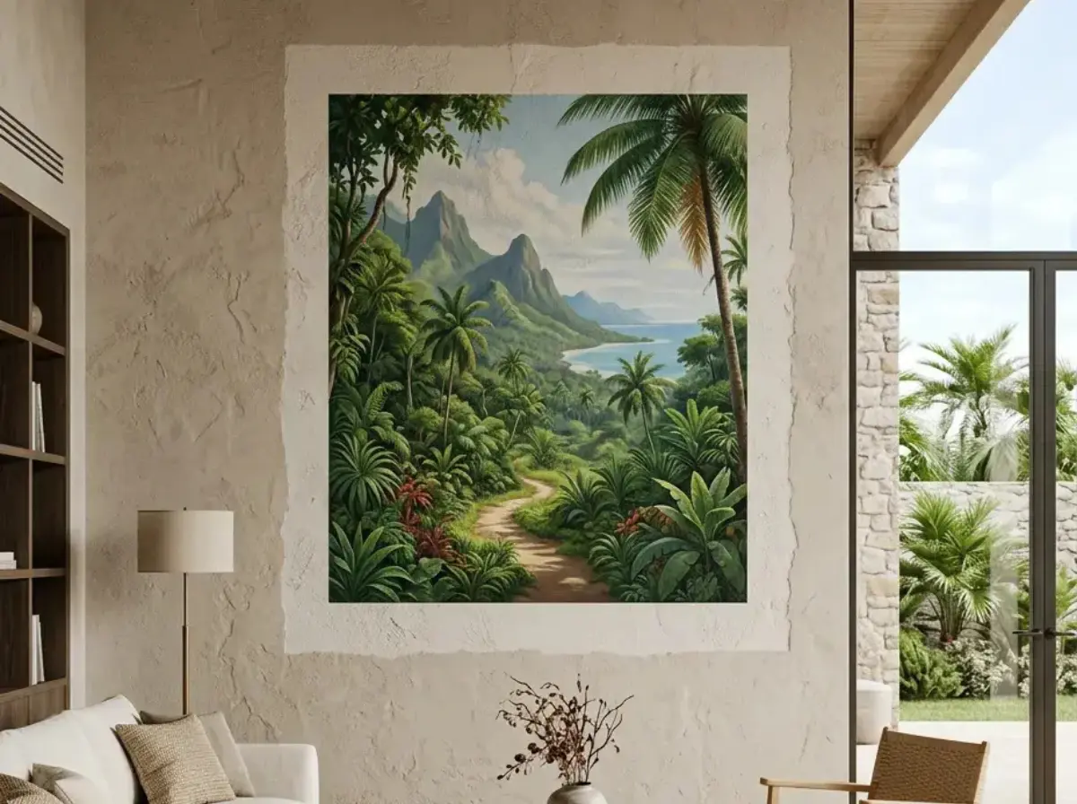 impression murale jungle